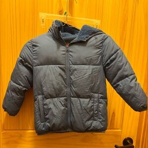 Swiss tech Kids Blue Puffer Sherpa lined  Jacket size 5T